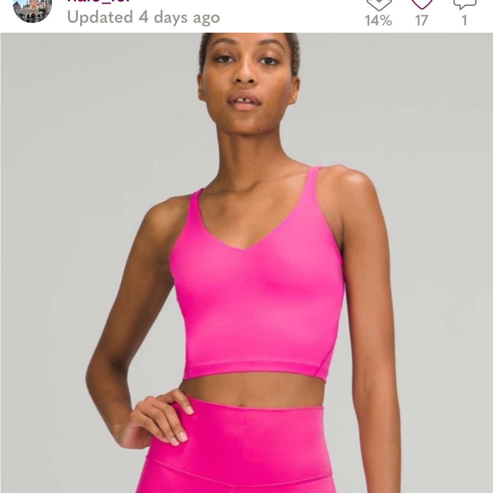 Lululemon sonic pink Align